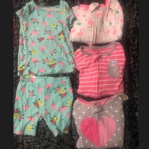 Pajamas!! Only wore a few times. 18 mos